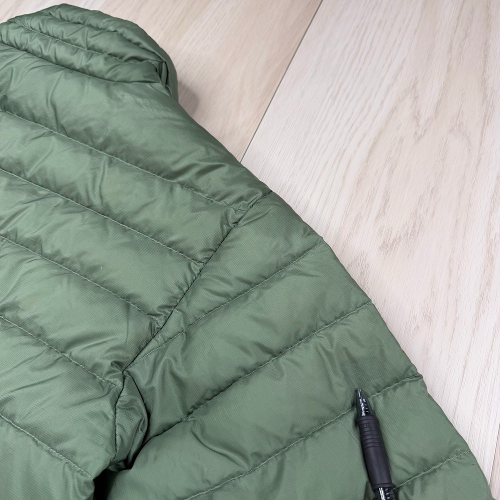 Patagonia Down Sweater Insulated Puffer Jacket Full Zip Green Boys Size L (12) - Picture 10 of 13